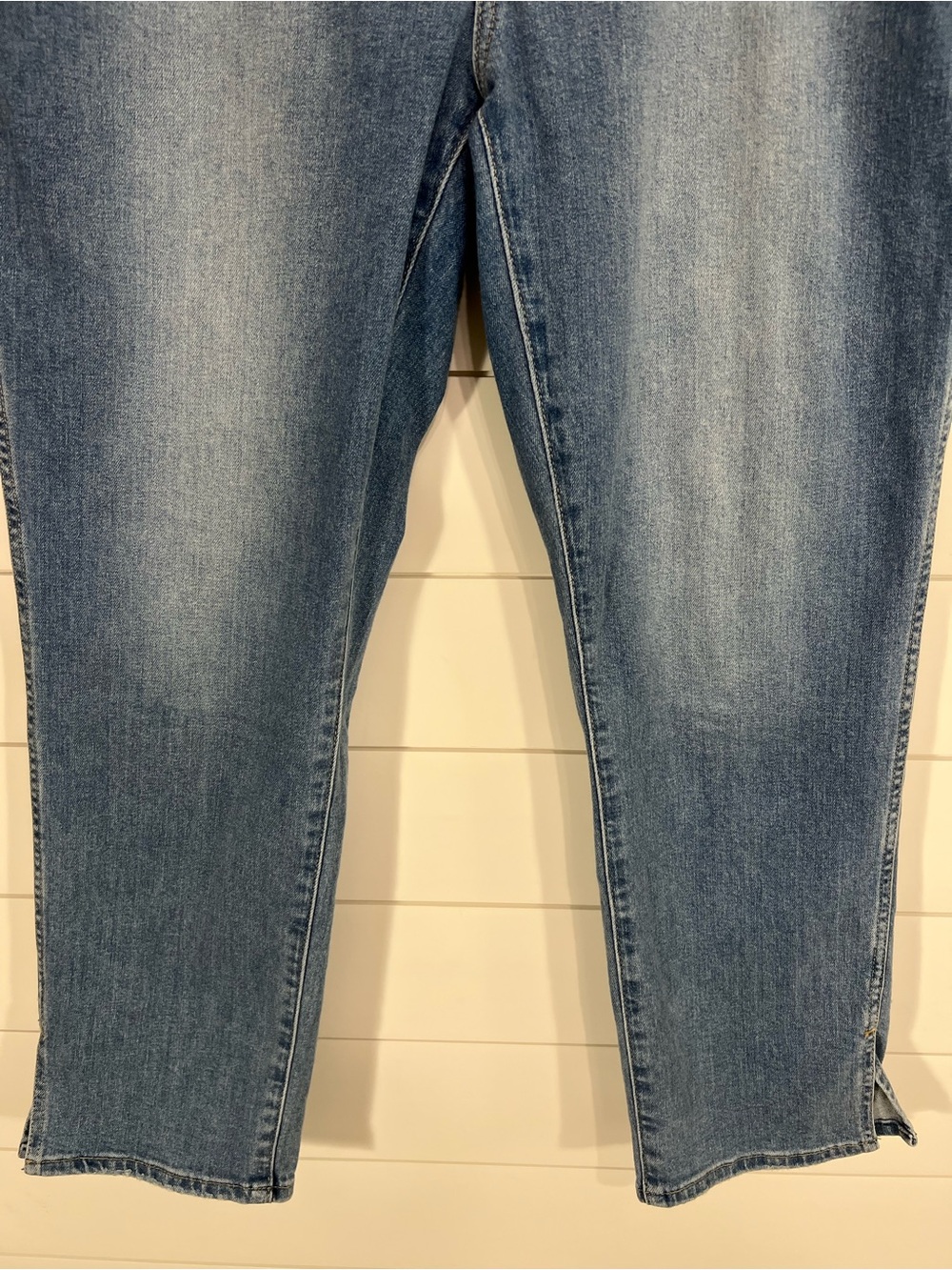 GAP Vintage Slim Jeans Women’s 18 Mid Rise Split Hem Ankle Light Wash Denim - Picture 4 of 14